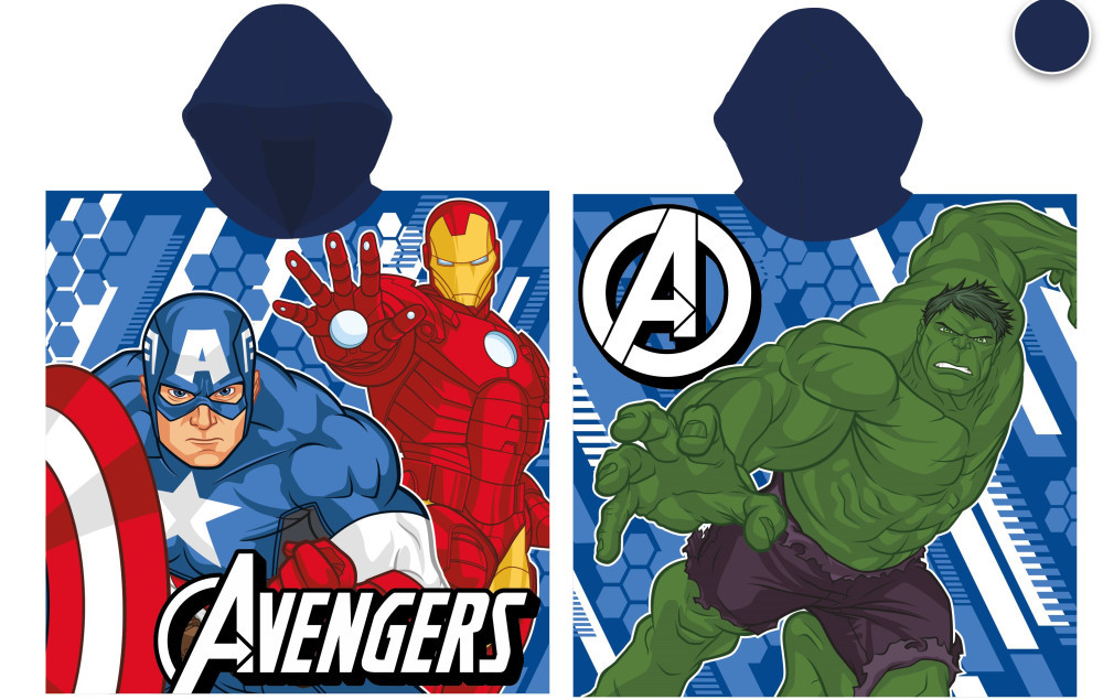 Avengers Kids Hooded Beach Towel Poncho