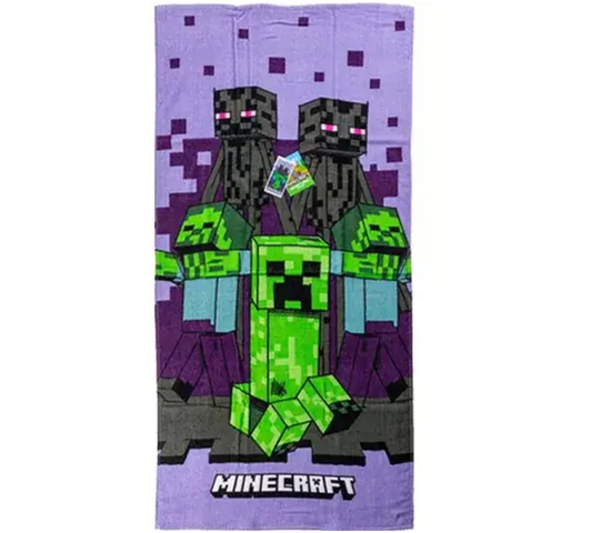 Minecraft Kids Cotton Beach Towel